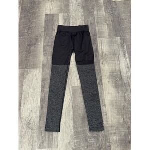 Gymshark Leggings‎ Women's Gray Black Athletic High Waisted Workout Yoga